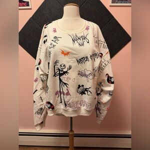 Disney Nightmare Before Christmas Crewneck Sweatshirt XXL